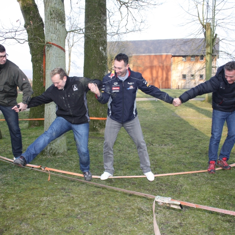 Teambuilding Niedrigseilgarten